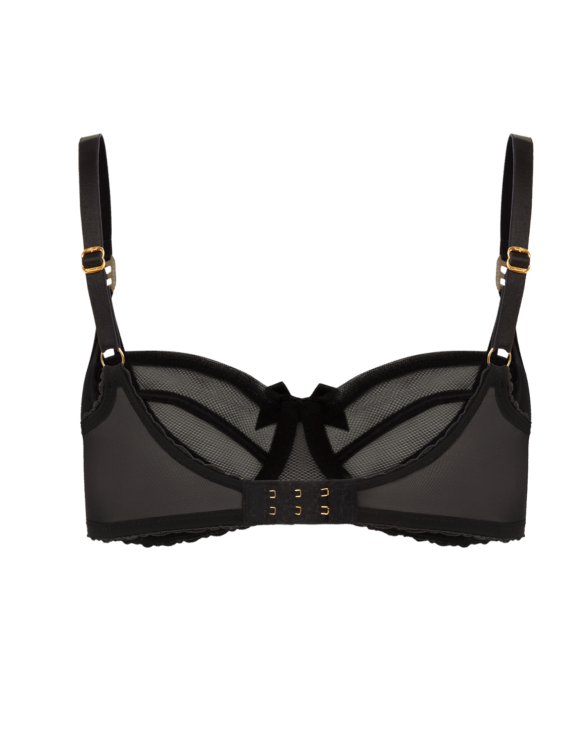 Aiden Plunge Underwired Bra Black | Agent Provocateur