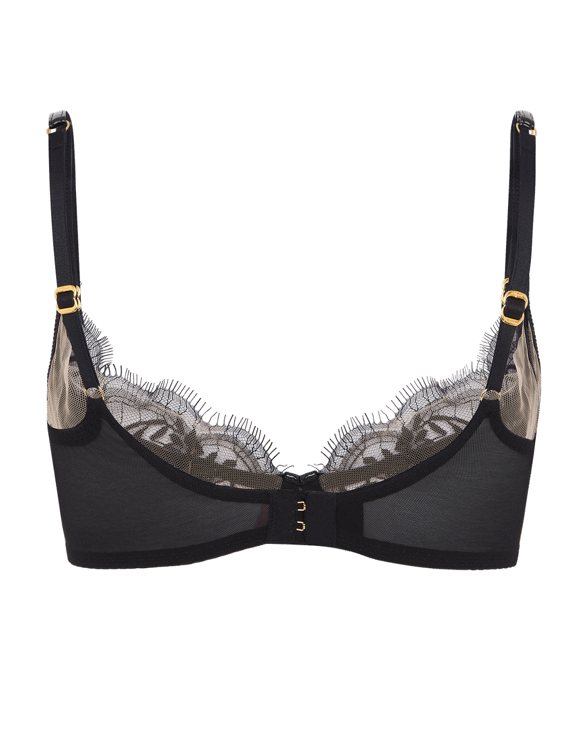 Alyss Plunge Underwired Bra Black | Agent Provocateur