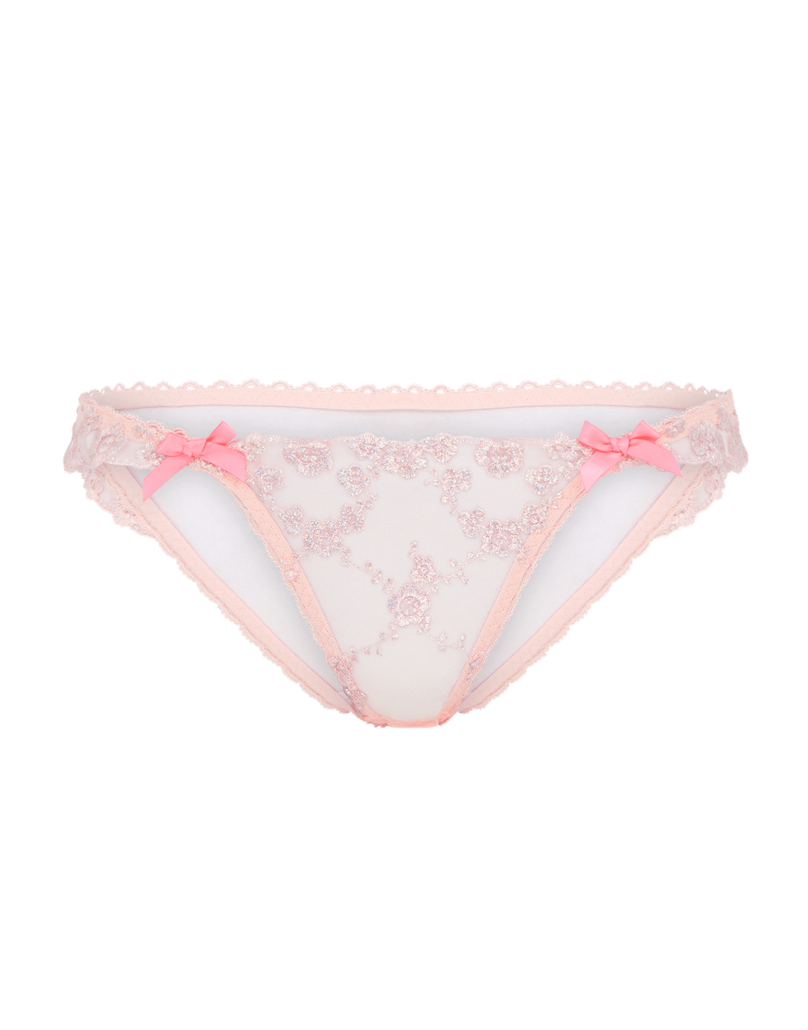 Adelie Full Brief Baby Pink/Hot Pink | Agent Provocateur
