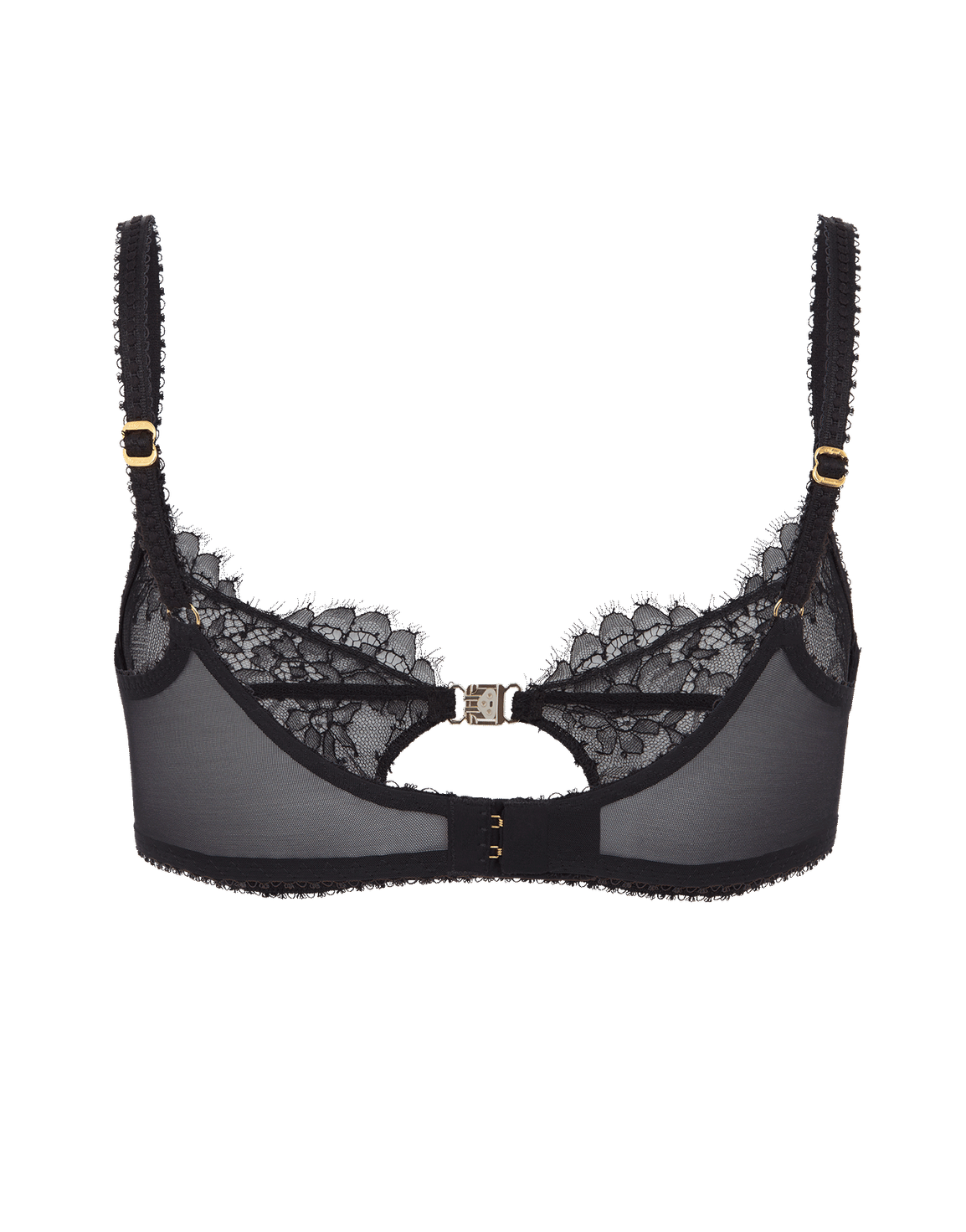Reena Plunge Underwired Bra Black | Agent Provocateur