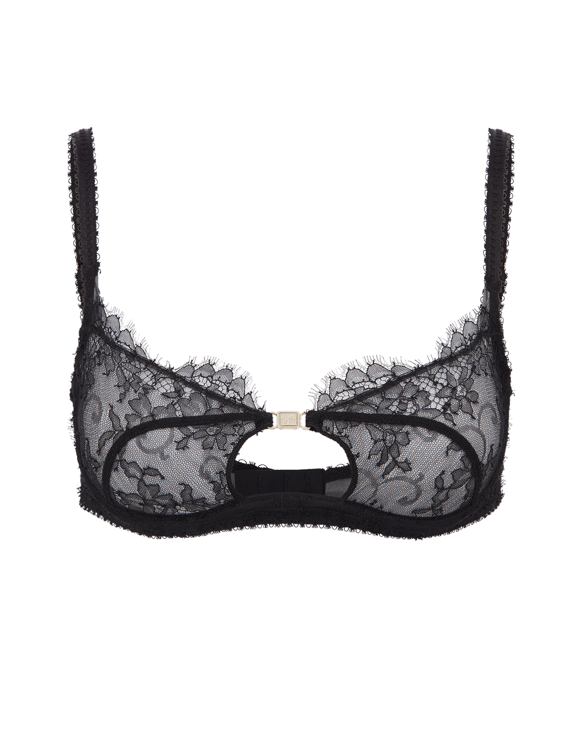 Reena Plunge Underwired Bra Black | Agent Provocateur