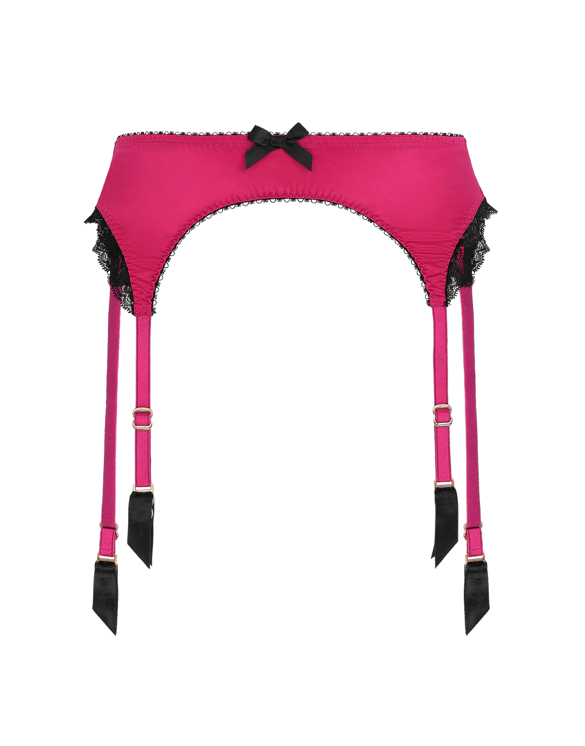 Sloane Suspender Fuchsia/Black | Agent Provocateur