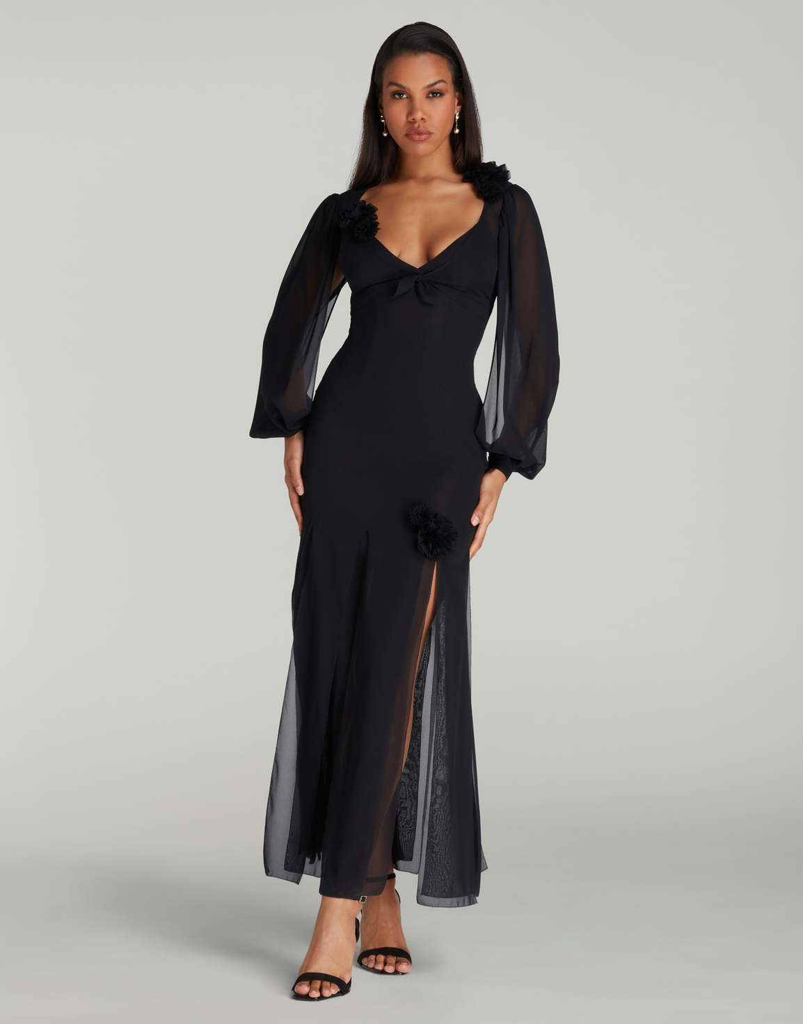 Lillee Long Dress Black | Agent Provocateur