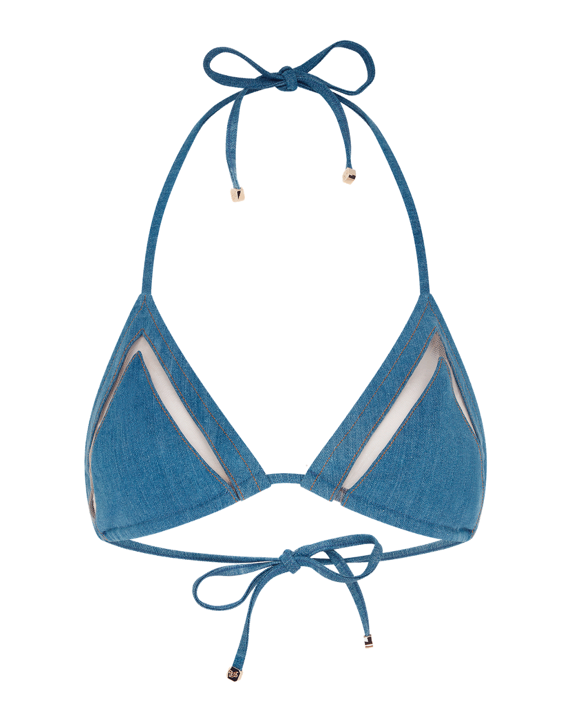 Ellah Bikini Top Denim | Agent Provocateur