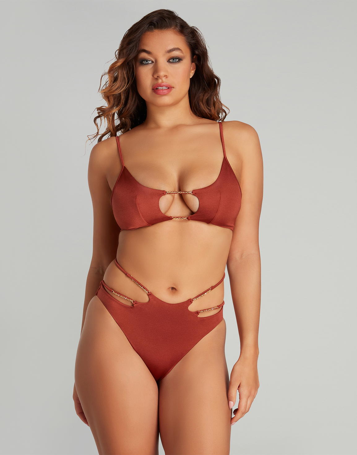 Christiana Bikini Top Brown | Agent Provocateur