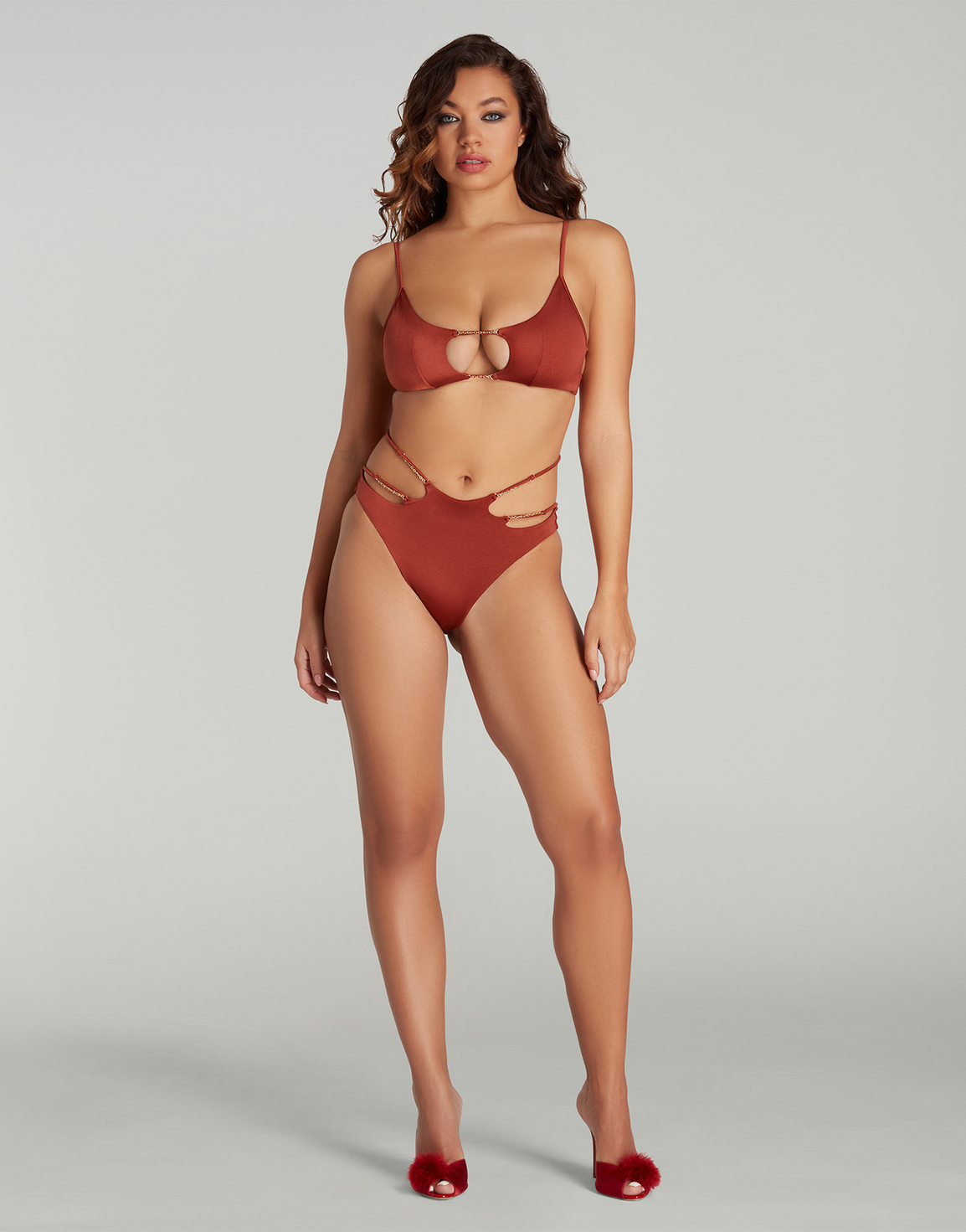 Christiana Bikini Top Brown | Agent Provocateur