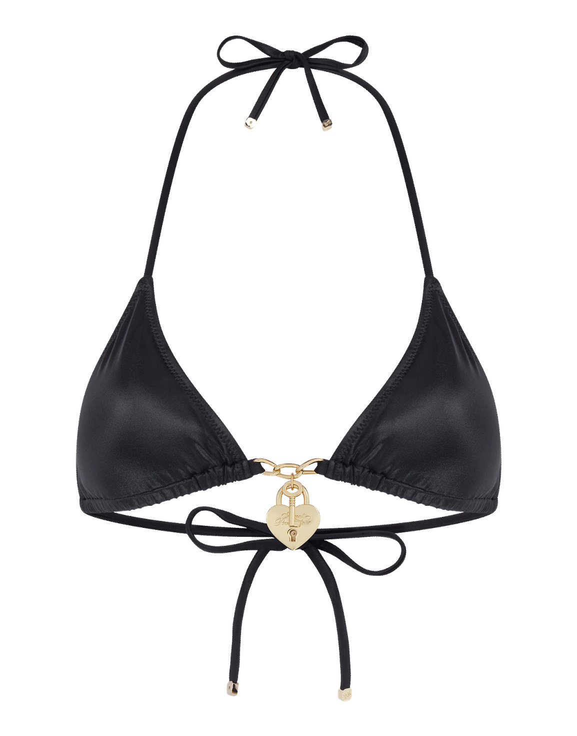 Jennie Bikini Top Black/Gold | Agent Provocateur