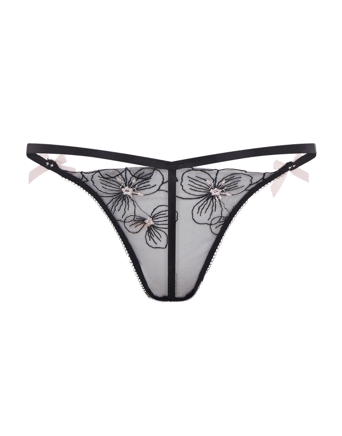Anie Thong Black/Baby Pink | Agent Provocateur