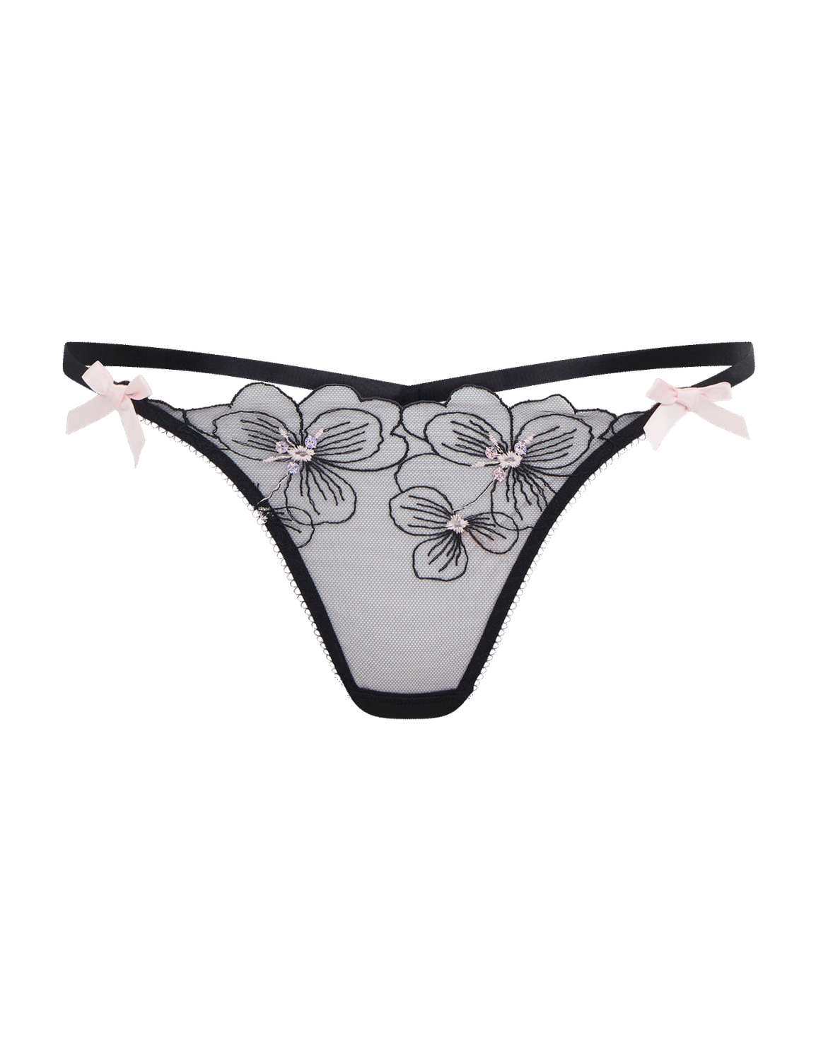 Anie Thong Black/Baby Pink | Agent Provocateur