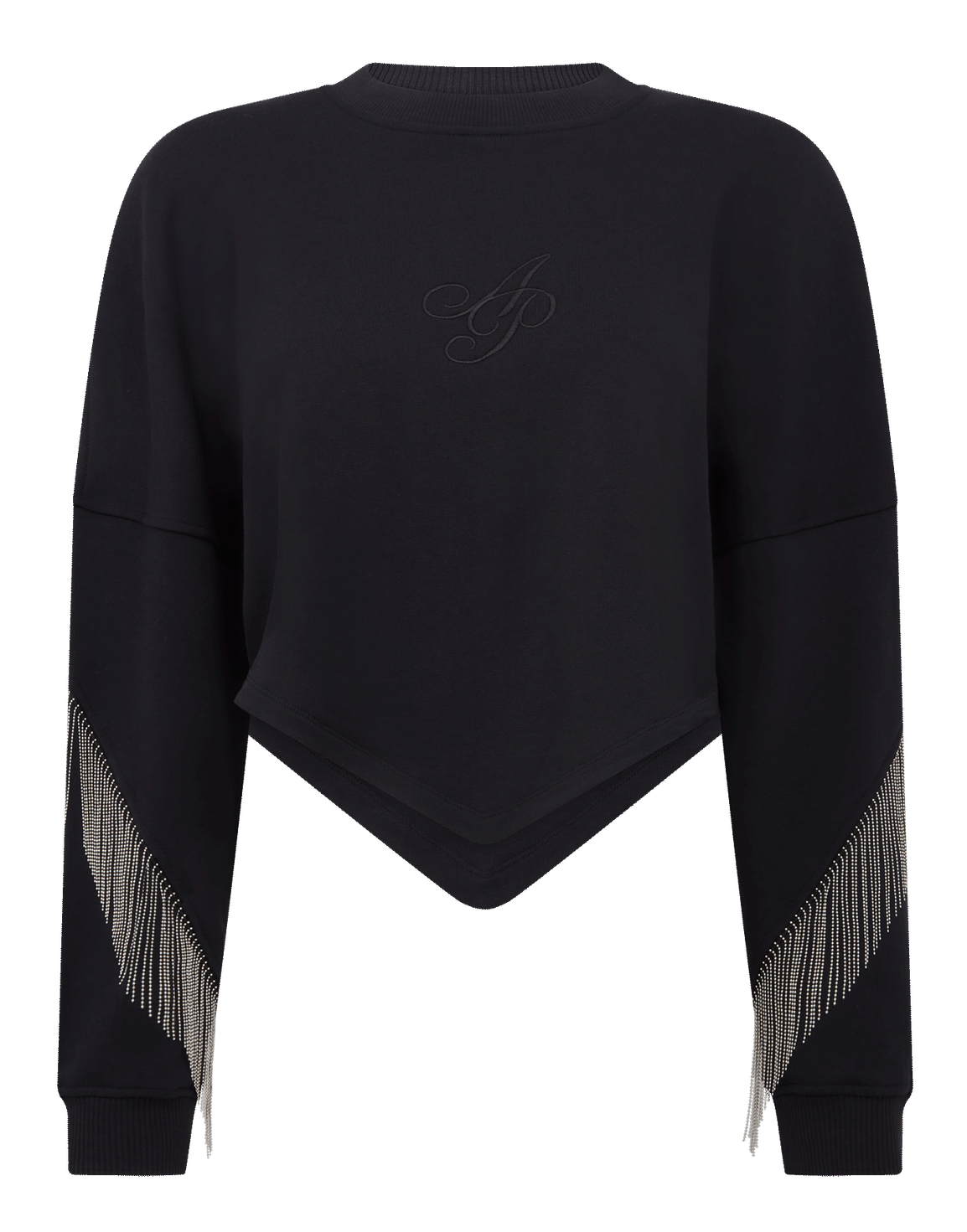 Nadiah Sweatshirt Black/Silver | Agent Provocateur