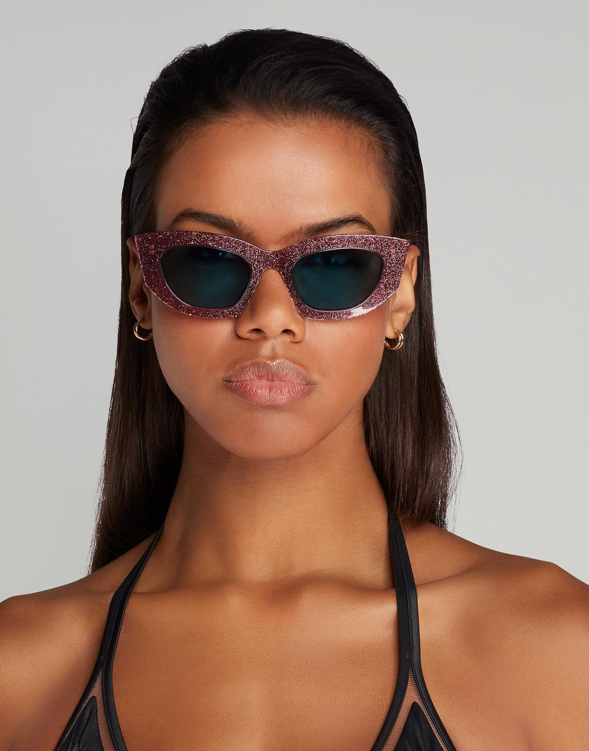 Kitti Sunglasses Dark Pink/Turquoise | Agent Provocateur