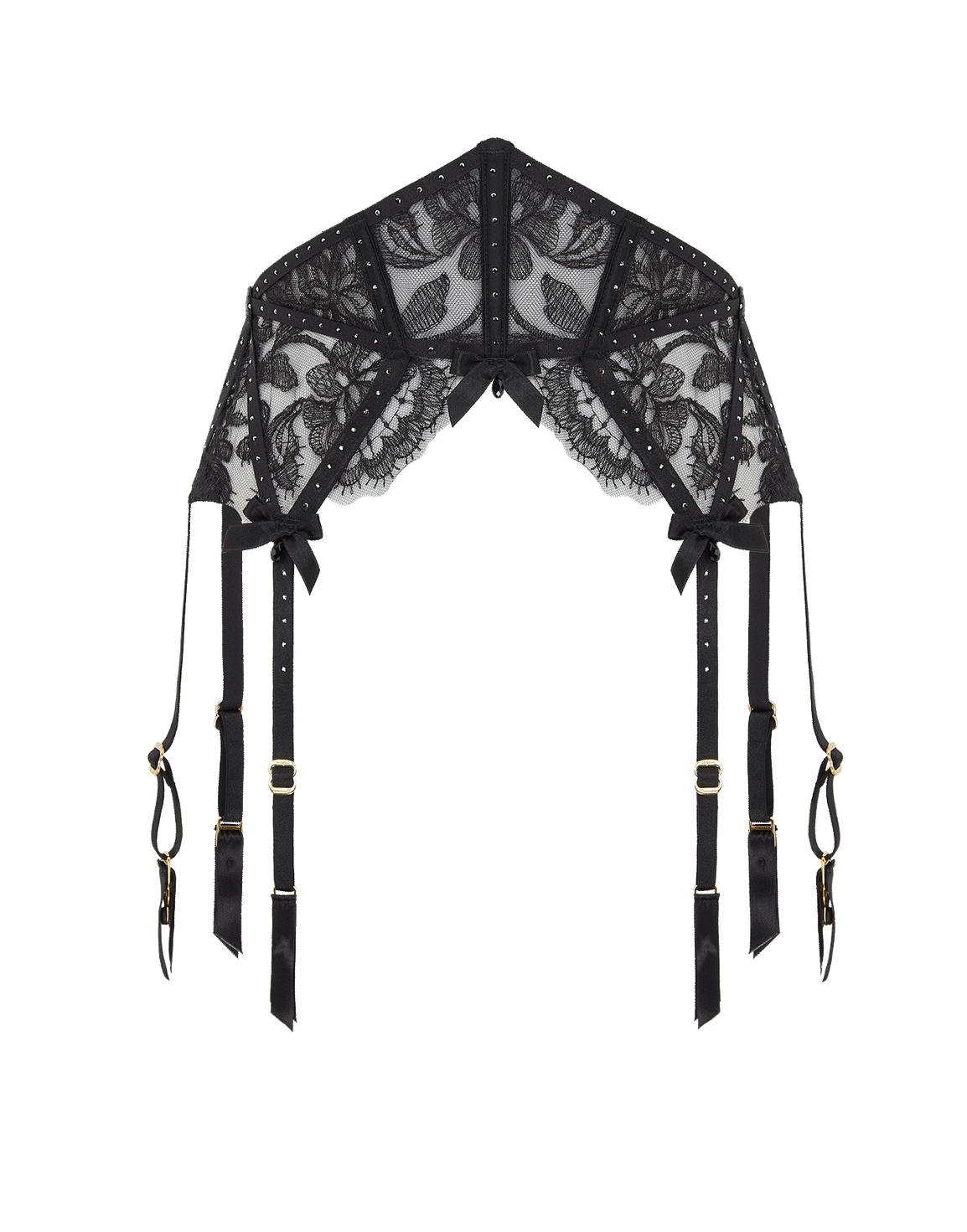 Krystabell Suspender Black | Agent Provocateur