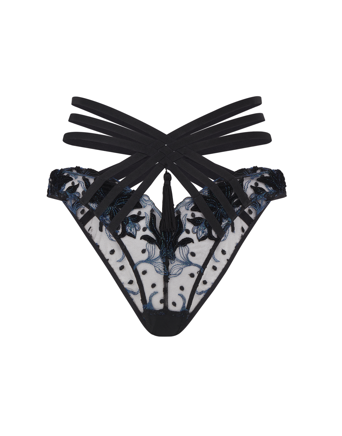Adellah Full Brief Black/Teal | Agent Provocateur