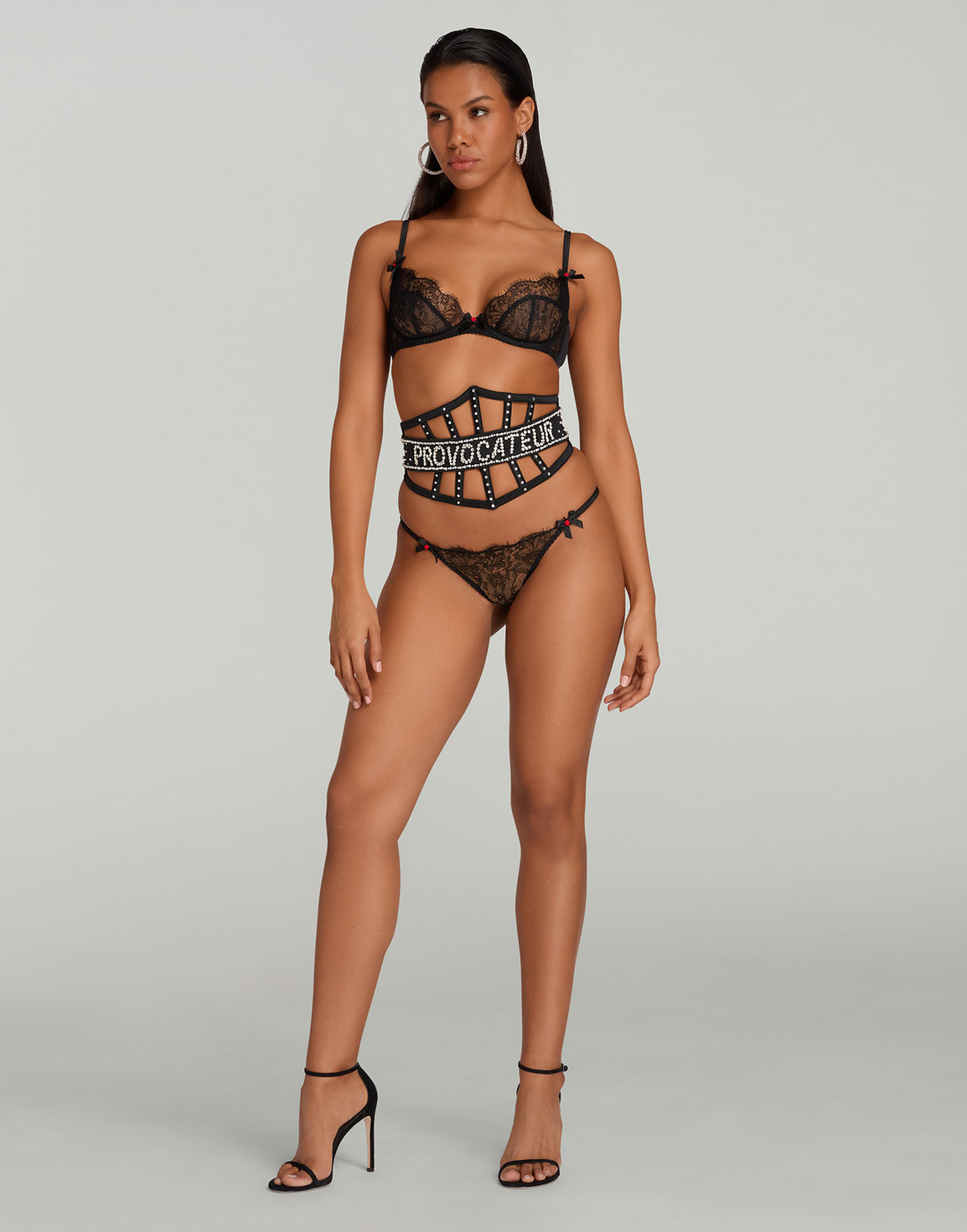 Skilar Waspie Black/Iridescent | Agent Provocateur