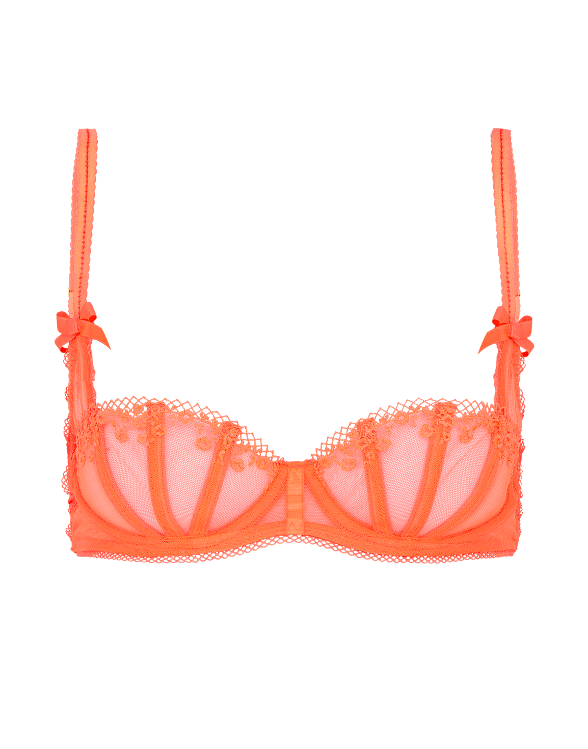 Florina Balconette Underwired Bra Neon Orange | Agent Provocateur