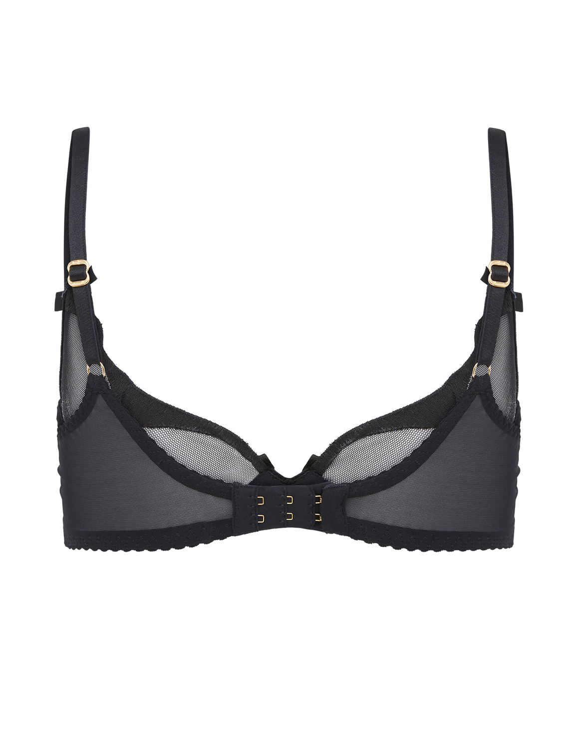 Saylor Demi Cup Underwired Bra Black | Agent Provocateur