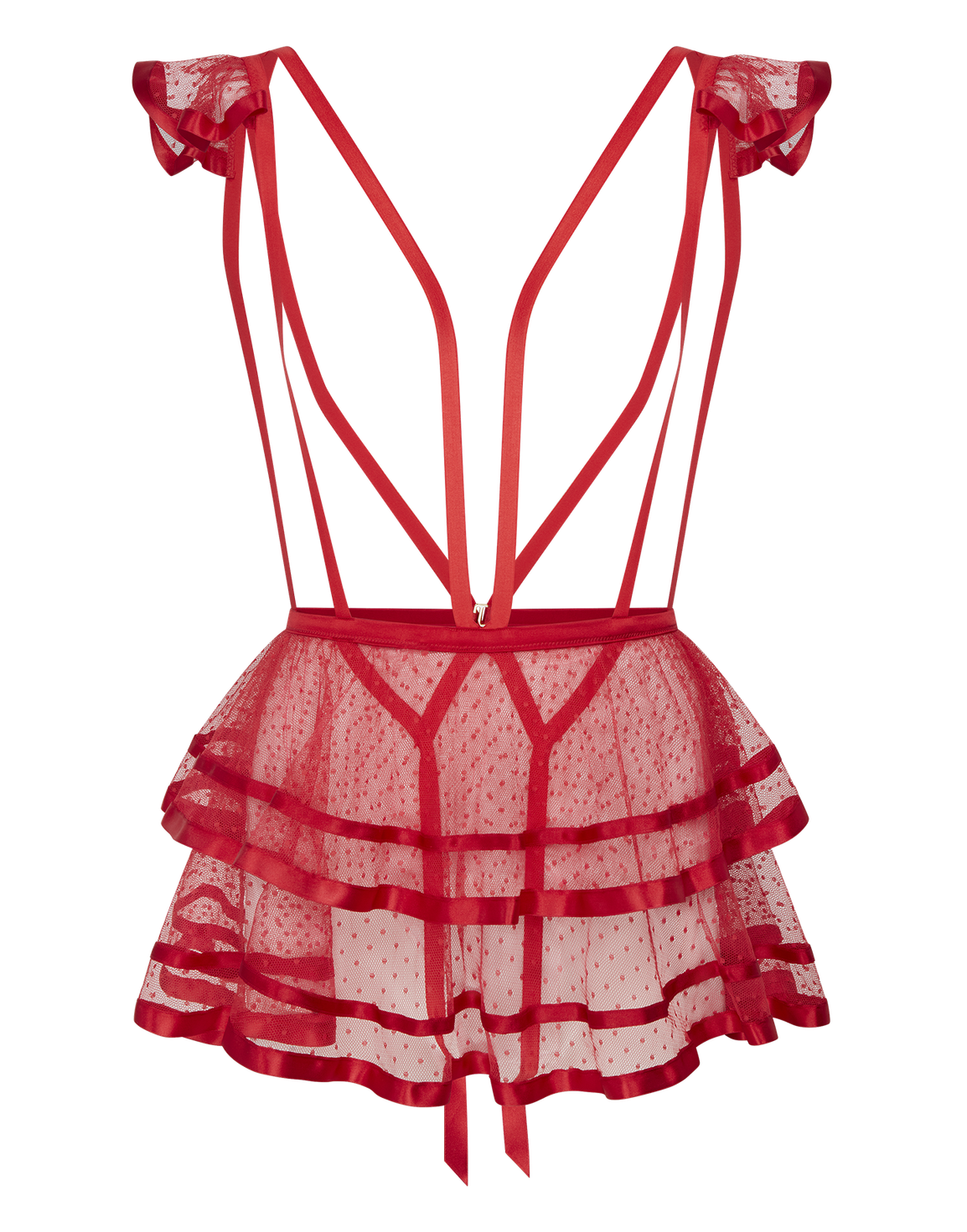 Ellora Playsuit Red | Agent Provocateur