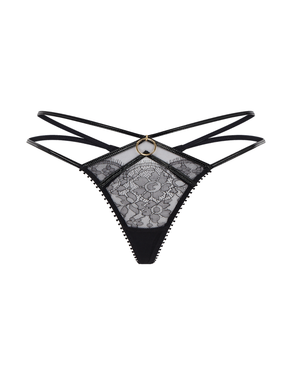 Foxie Thong Black | Agent Provocateur
