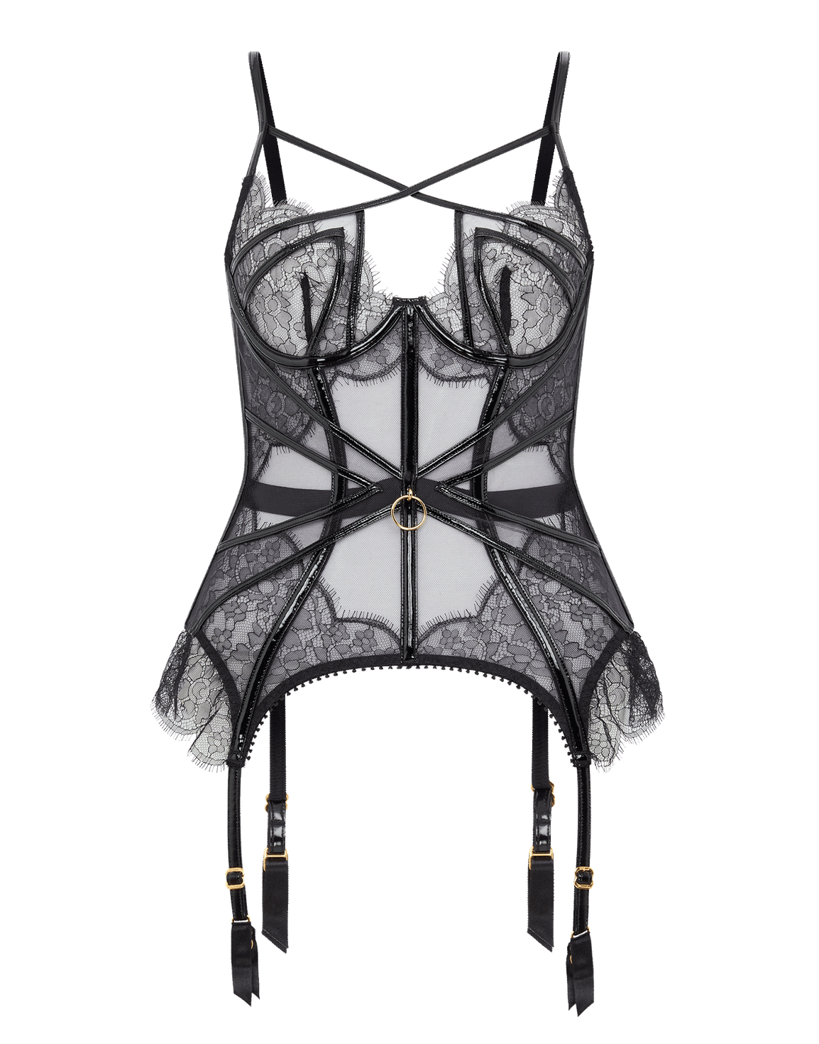 Foxie Basque Black | Agent Provocateur