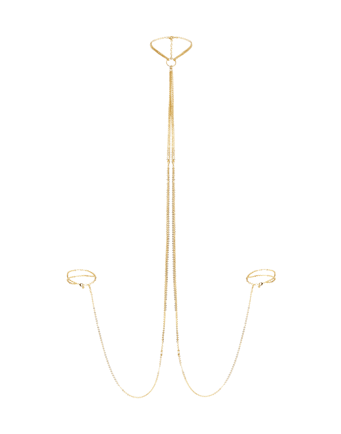 Foxie Choker & Cuff Set Gold | Agent Provocateur