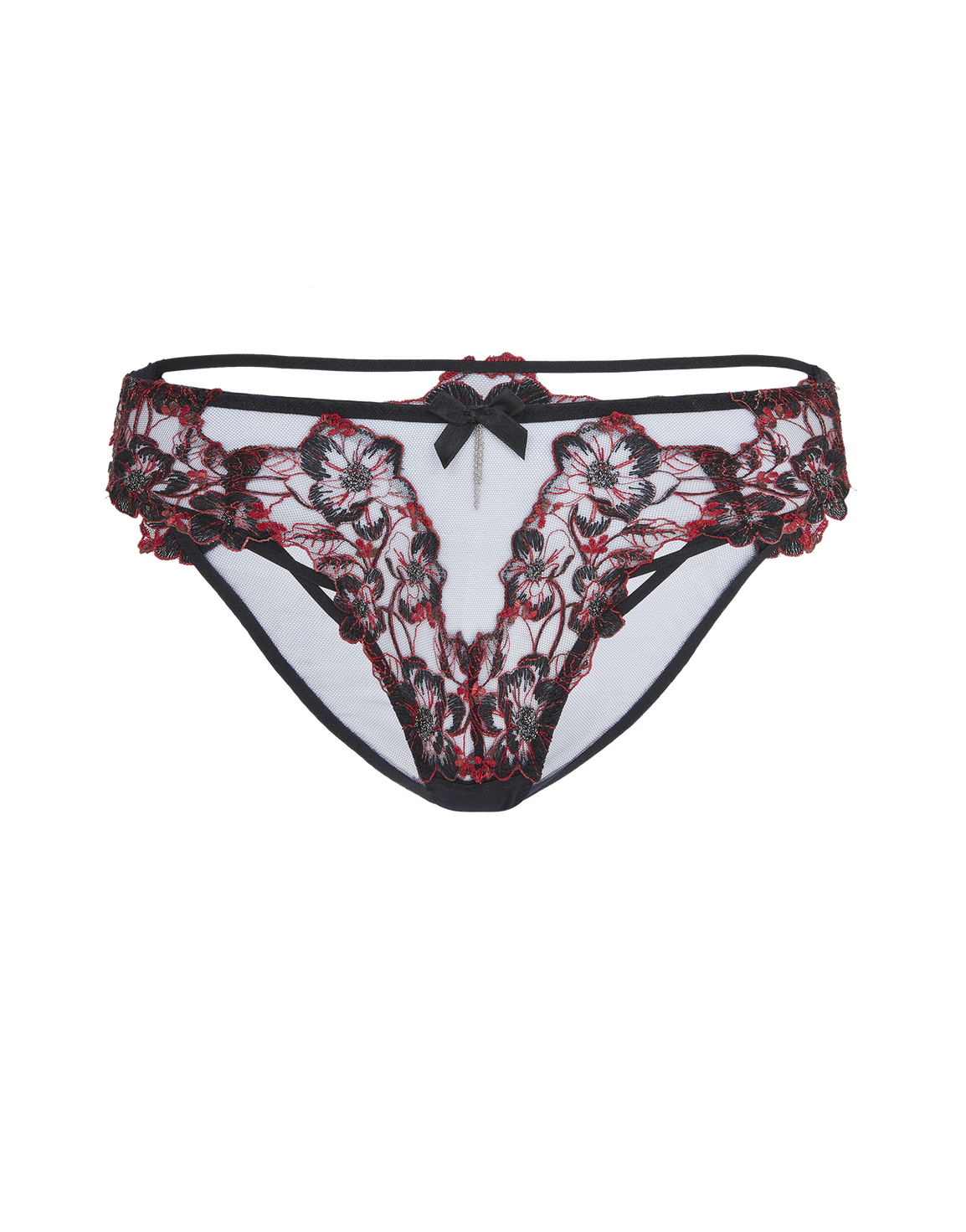 Amoura Full Brief Black/Red | Agent Provocateur