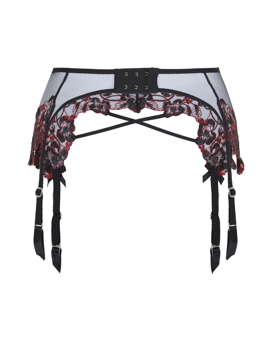 Amoura Suspender Black/Red | Agent Provocateur