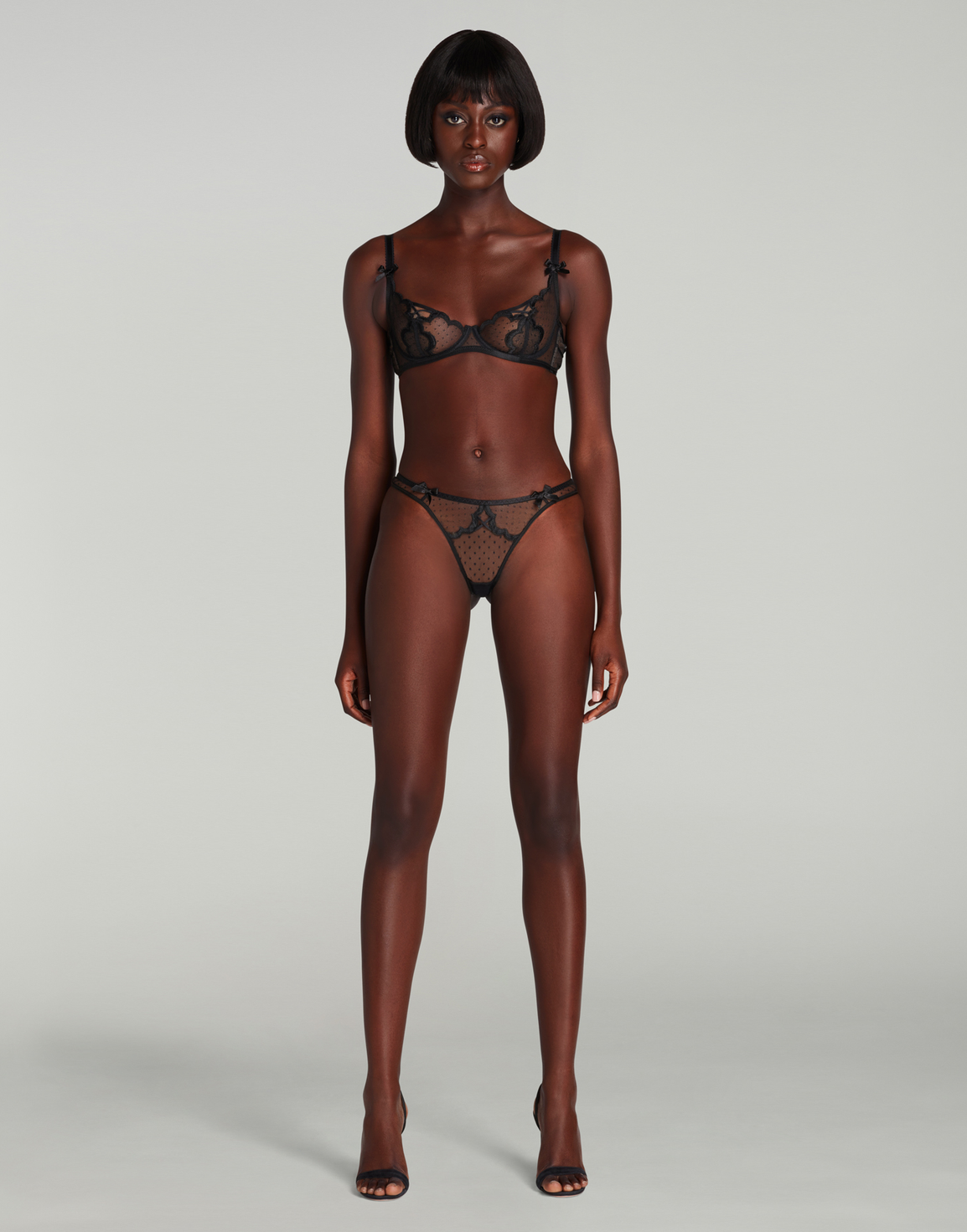 Katanah Thong Black | Agent Provocateur