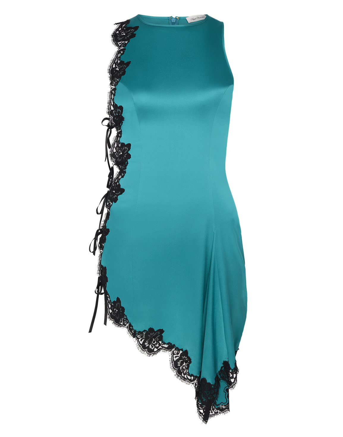 Zuriel Mini Dress Teal/Black | Agent Provocateur