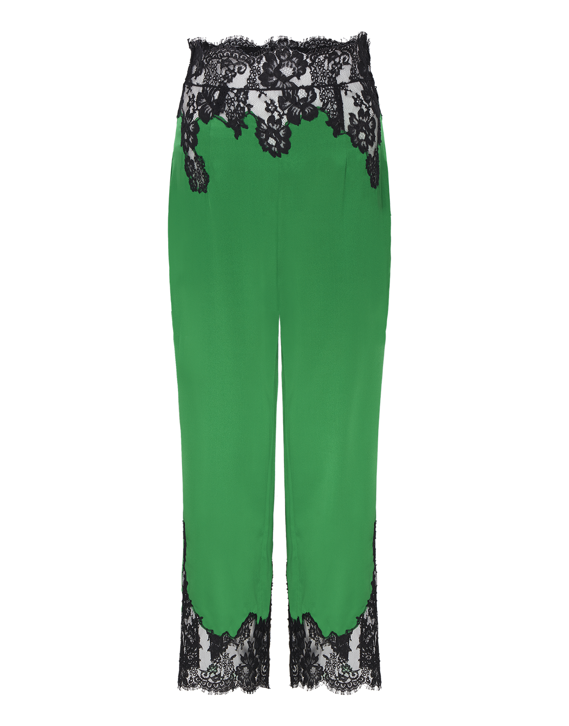 Trishya Pyjama Trouser Emerald/Black | Agent Provocateur