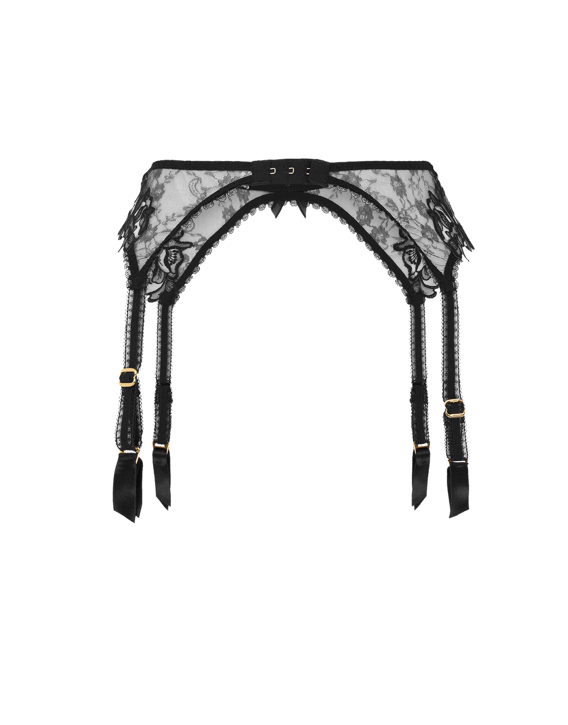 Violah Suspender Black | Agent Provocateur