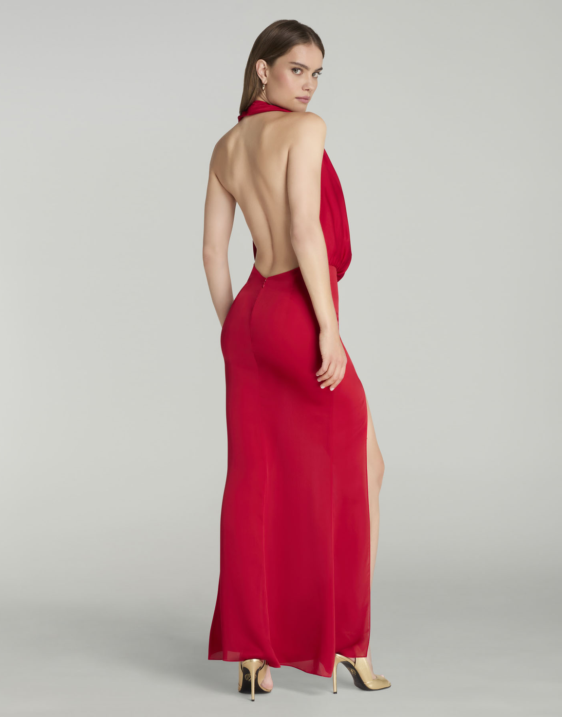Meriah Maxi Dress Red | Agent Provocateur