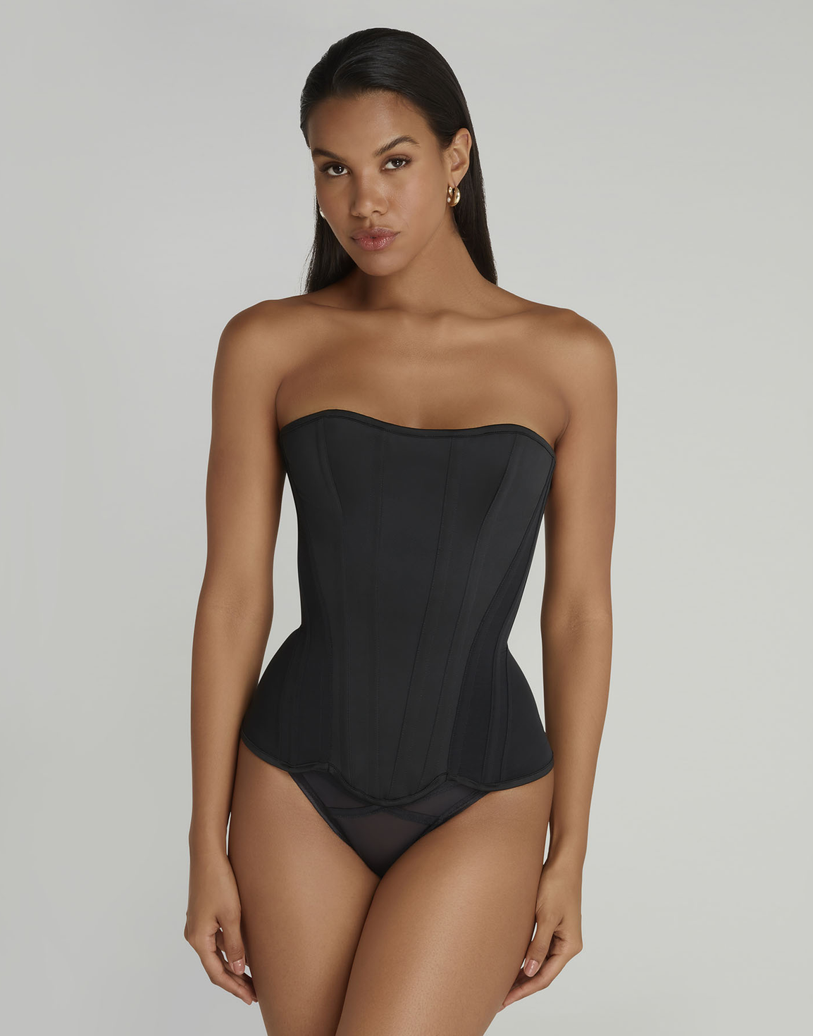 Scarlie Corset Black | Agent Provocateur
