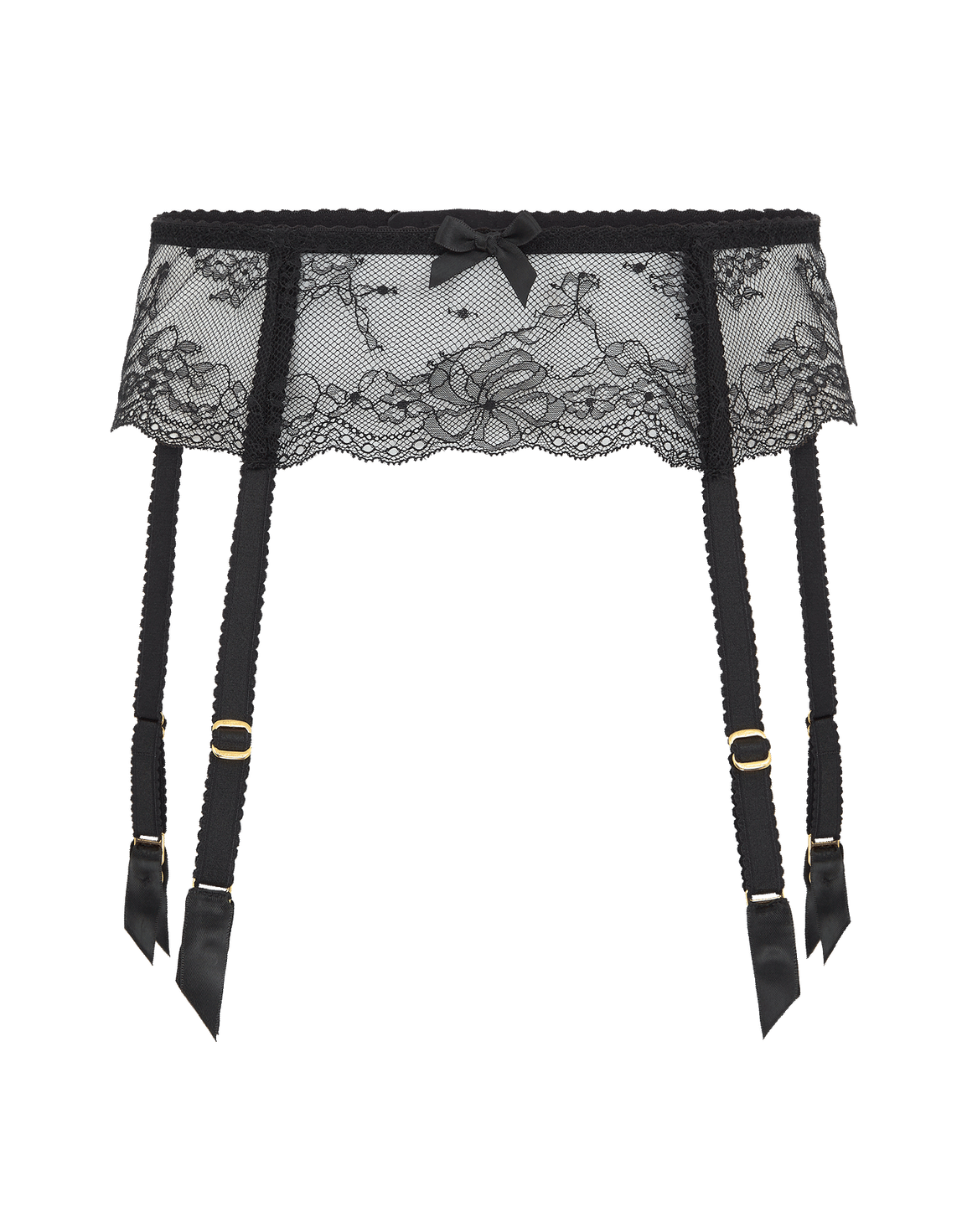 Isedora Suspender Black | Agent Provocateur
