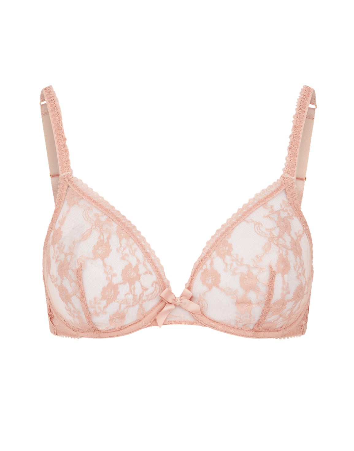Laily Plunge Underwired Bra Pale Praline | Agent Provocateur