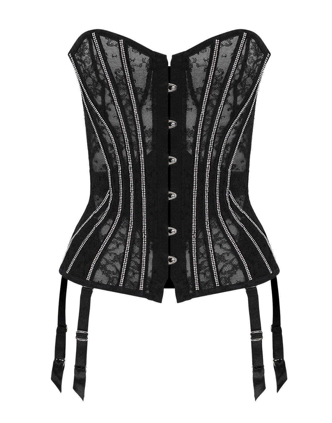 Caitriona Corset Black/Iridescent | Agent Provocateur