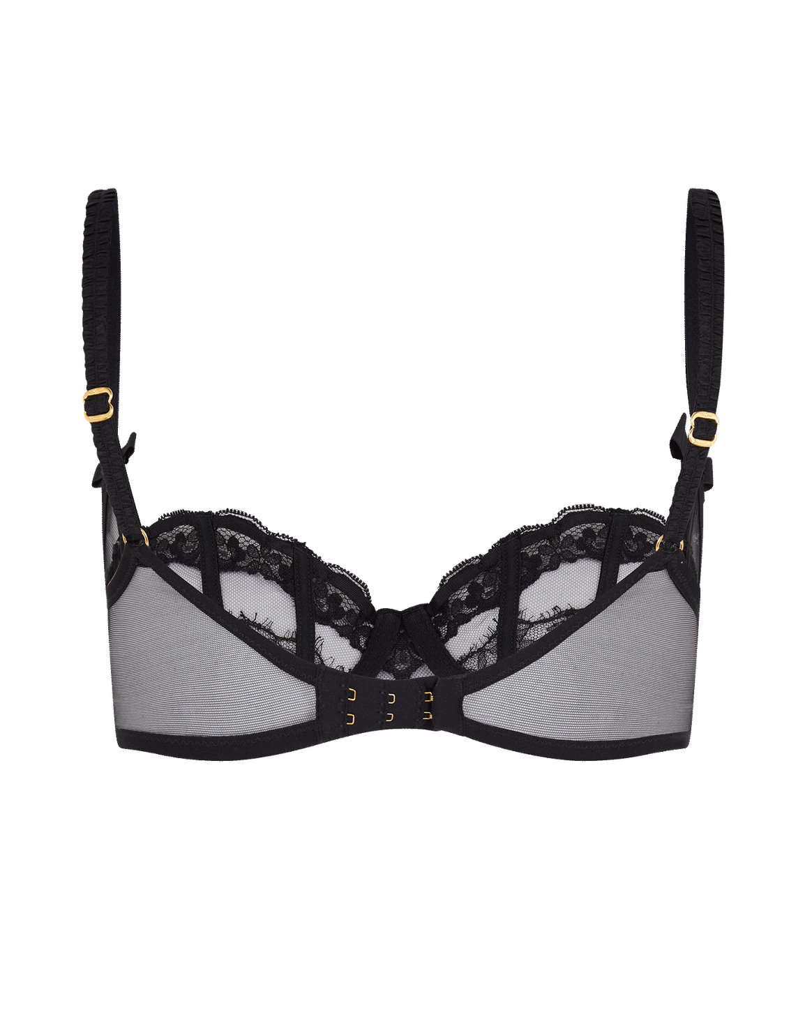 Mariann Balconette Underwired Bra Black | Agent Provocateur