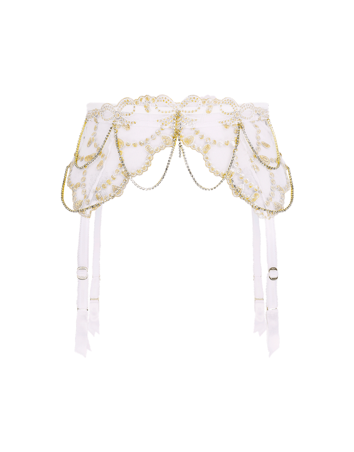 Velvetta Suspender Pearl | Agent Provocateur