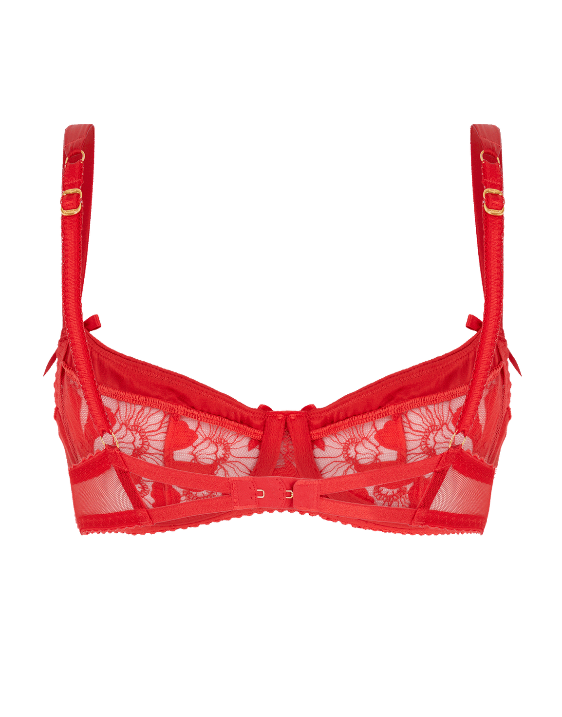 Ettah Plunge Balconette Bra Red | Agent Provocateur
