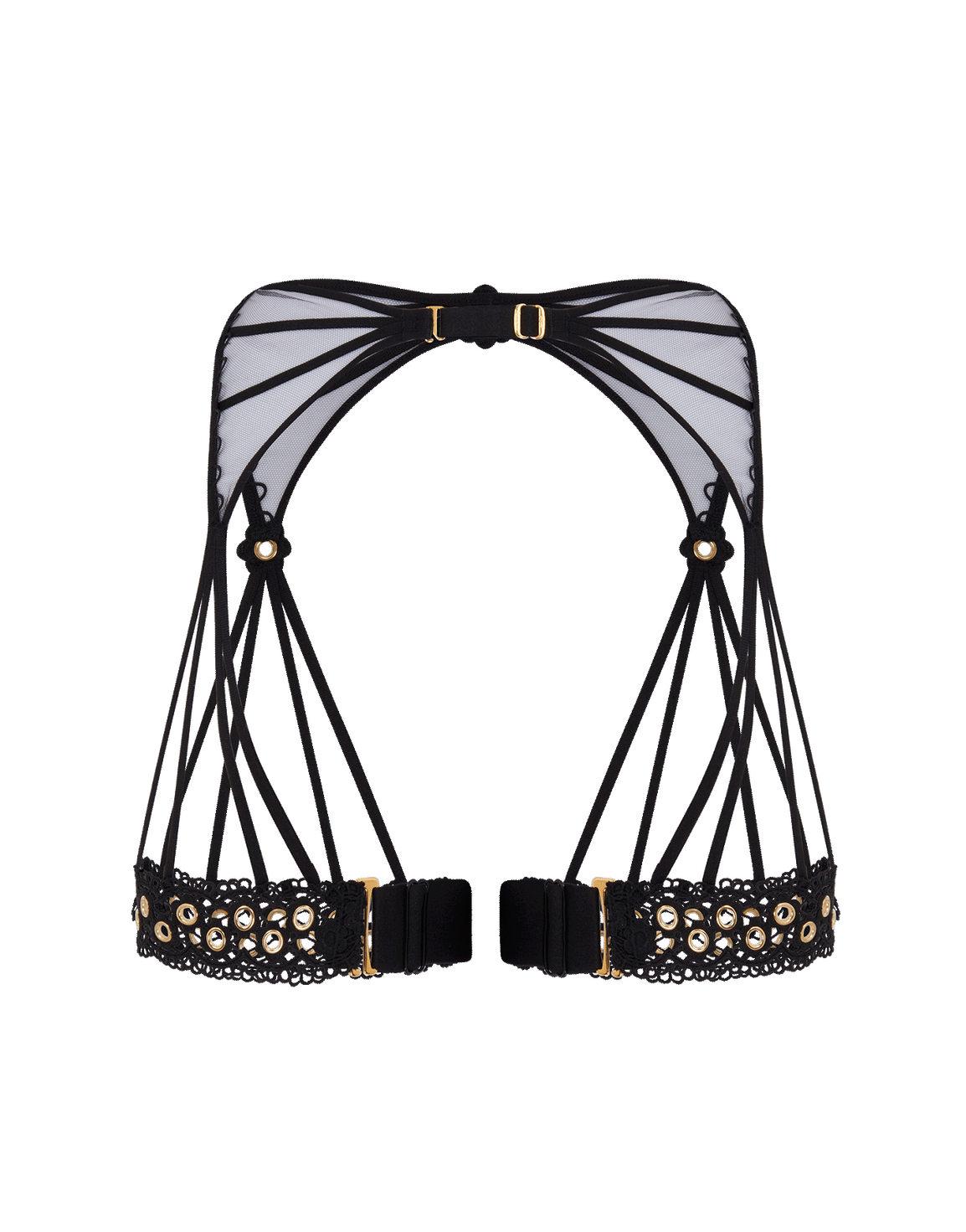 Doretta Suspender Black | Agent Provocateur