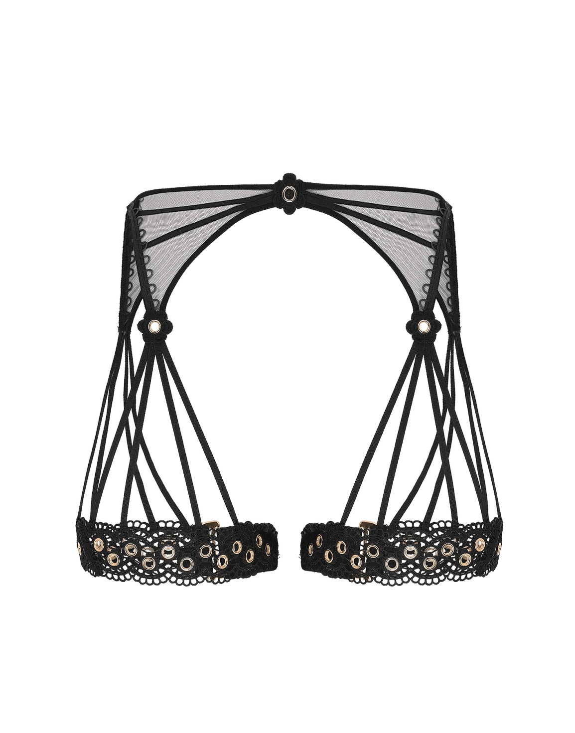 Doretta Suspender Black | Agent Provocateur