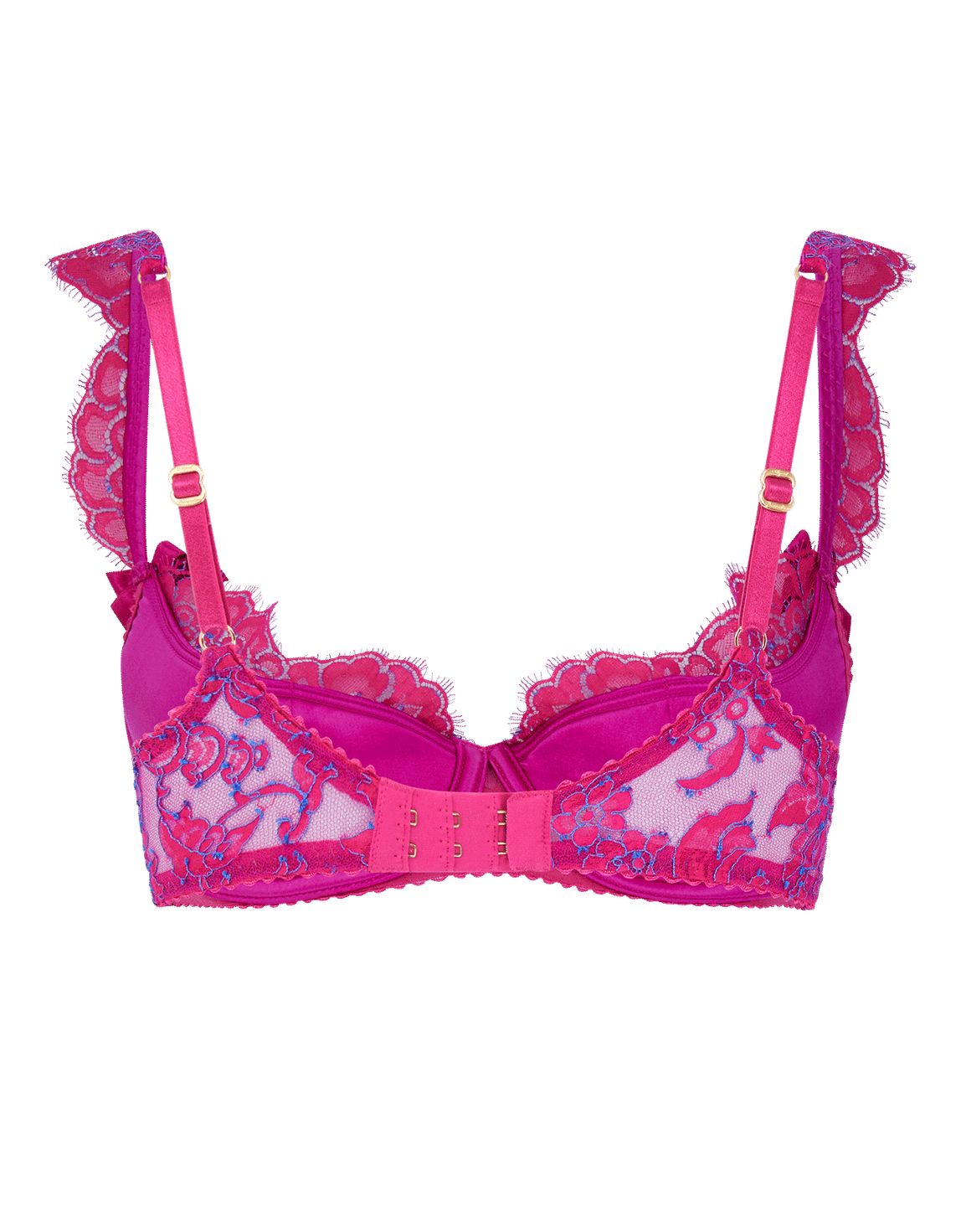 Emiliana Balconette Underwired Bra Magenta/Blue | Agent Provocateur