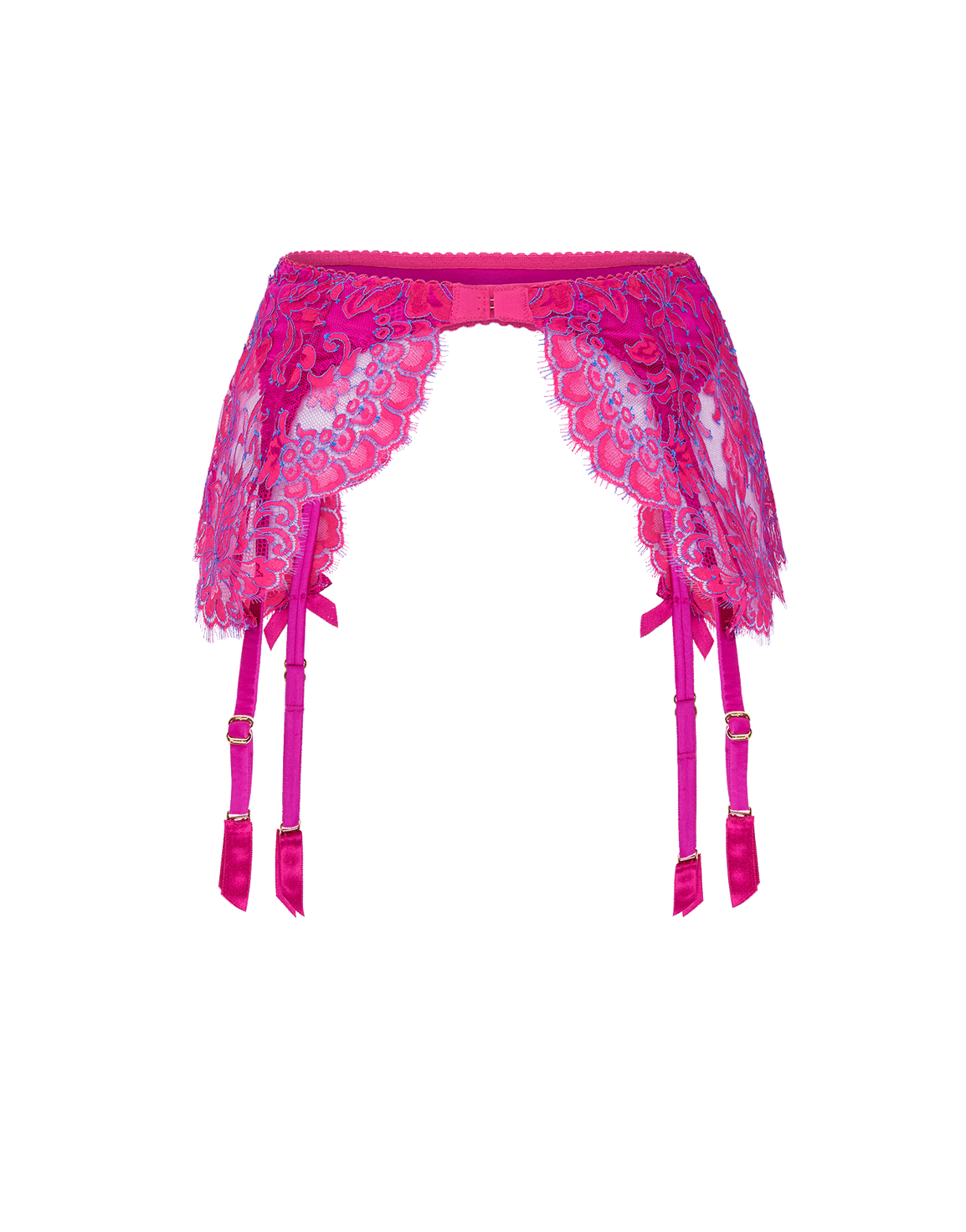 Emiliana Suspender Magenta/Blue | Agent Provocateur