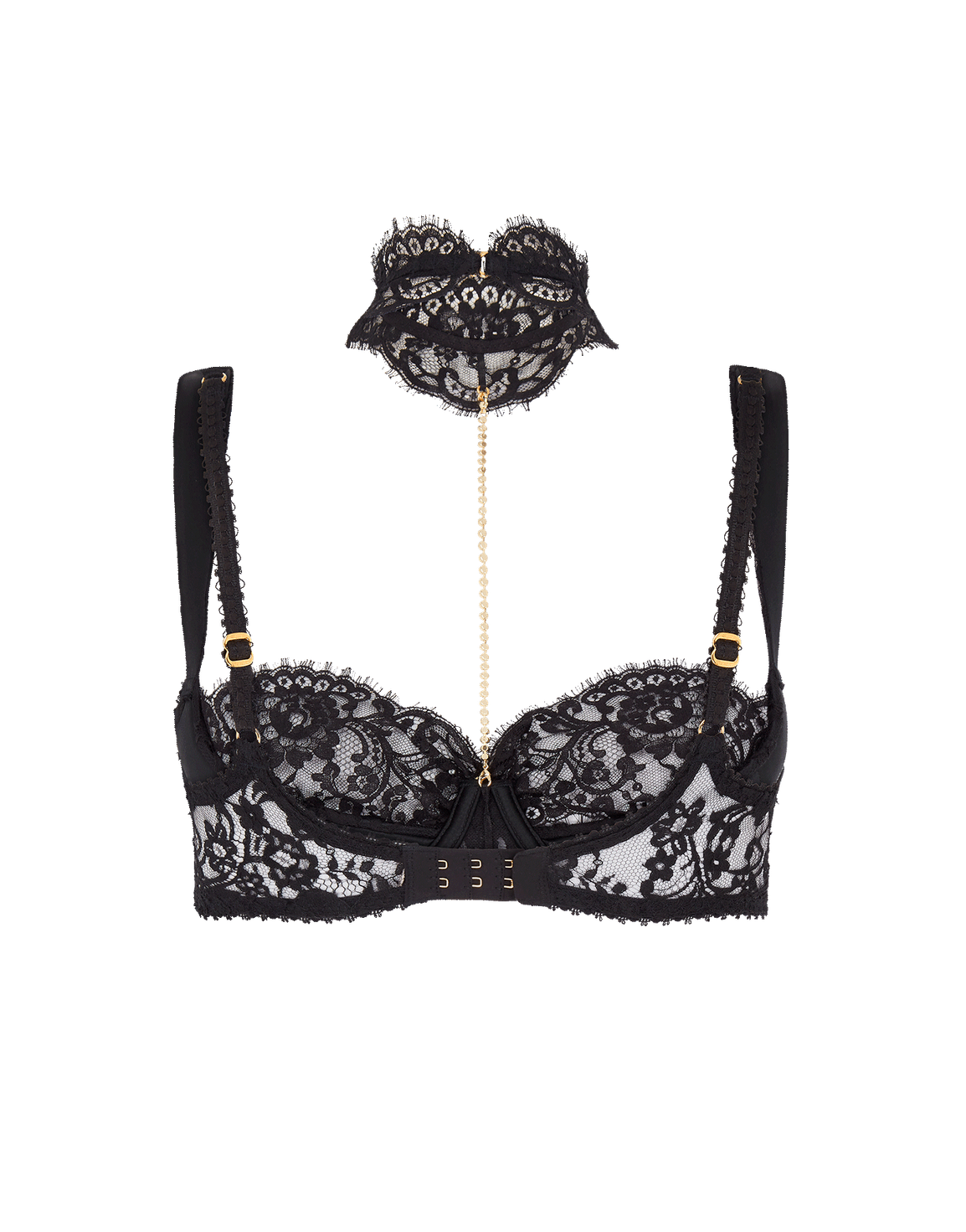 Jewlie Balconette Underwired Bra Black | Agent Provocateur