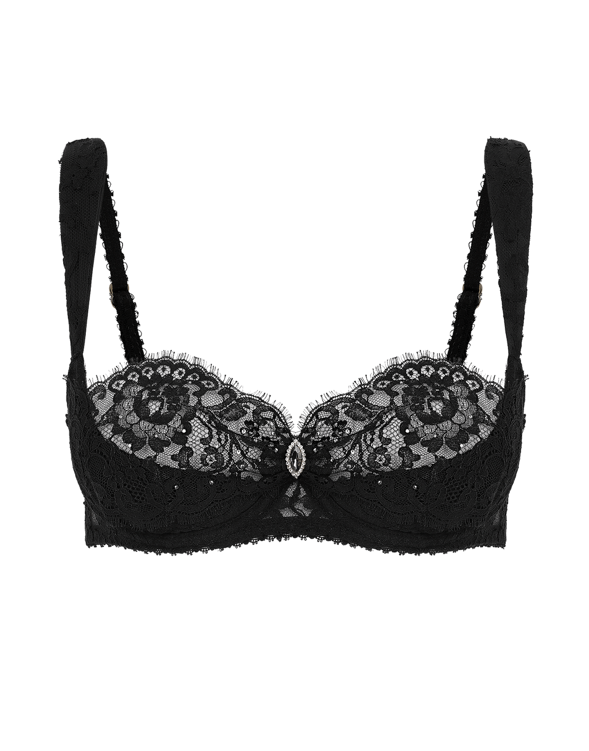Jewlie Balconette Underwired Bra Black | Agent Provocateur