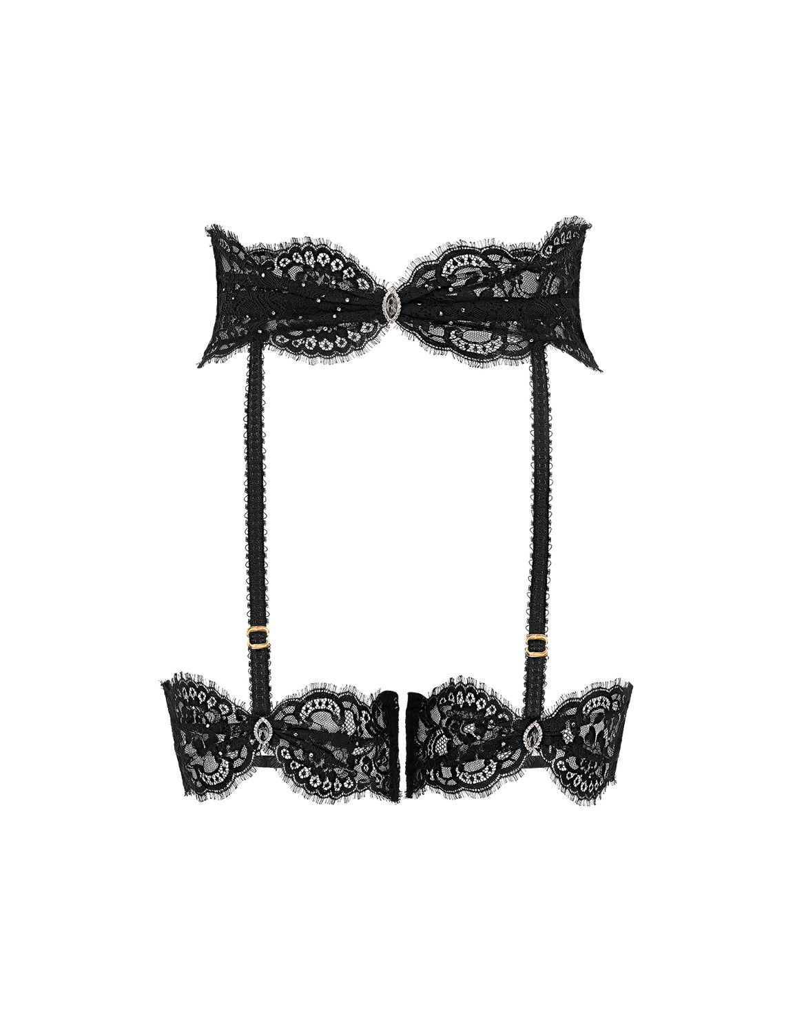 Jewlie Suspender Black | Agent Provocateur