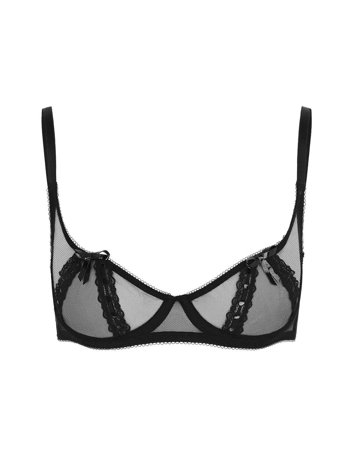Zarie Demi Cup Underwired Bra Black | Agent Provocateur