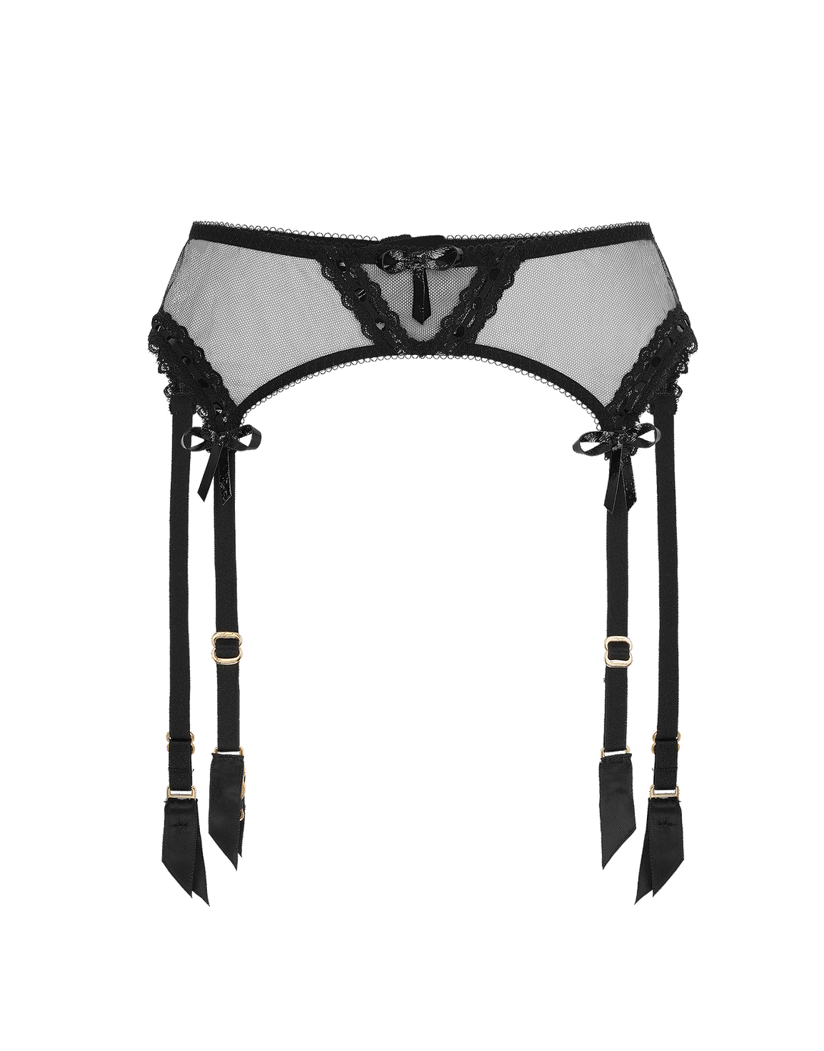 Zarie Suspender Black | Agent Provocateur