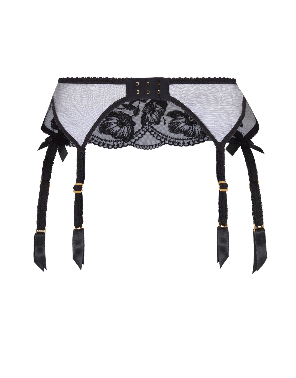 Winnette Suspender Black/Blue | Agent Provocateur