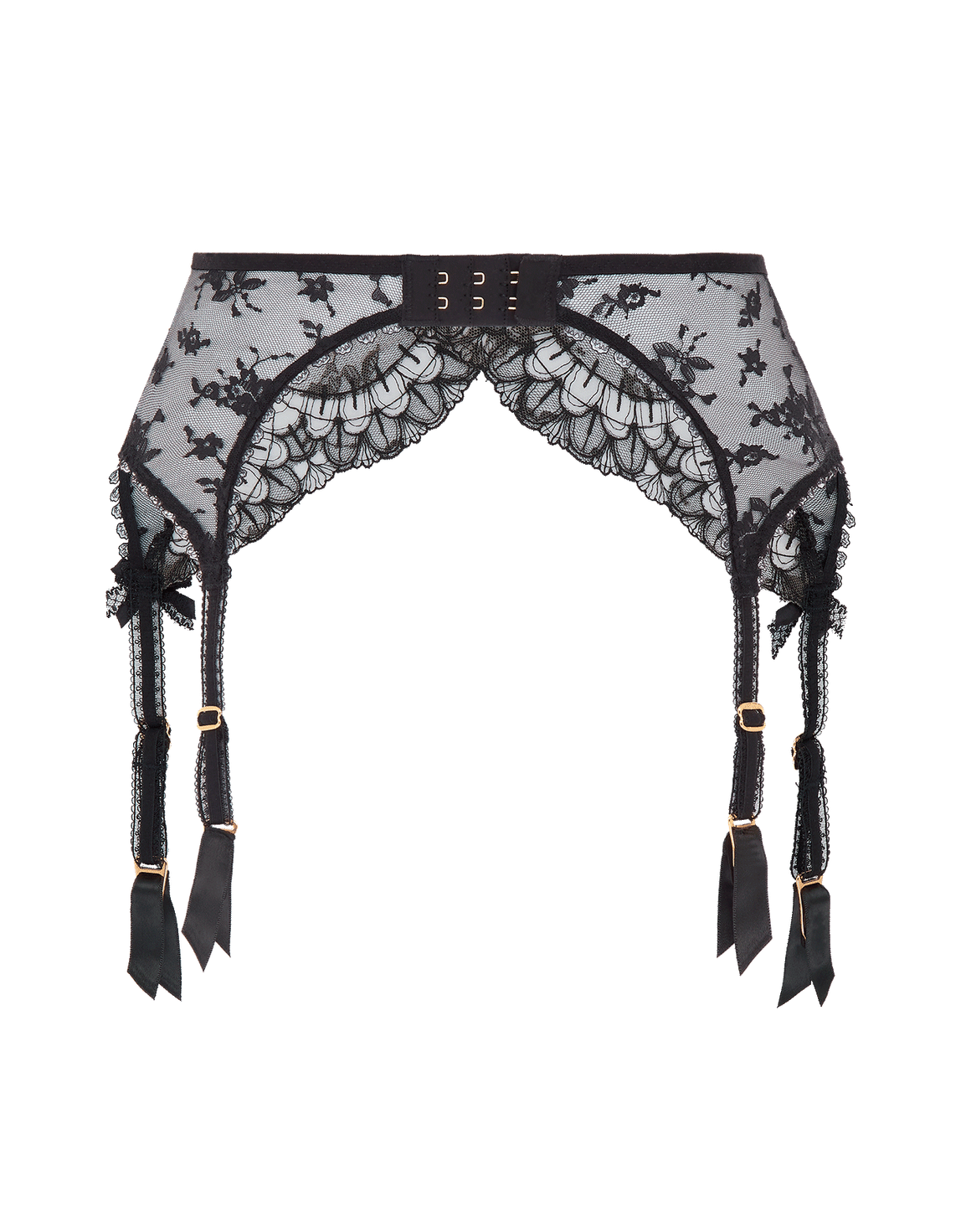 Floria Suspender Black | Agent Provocateur