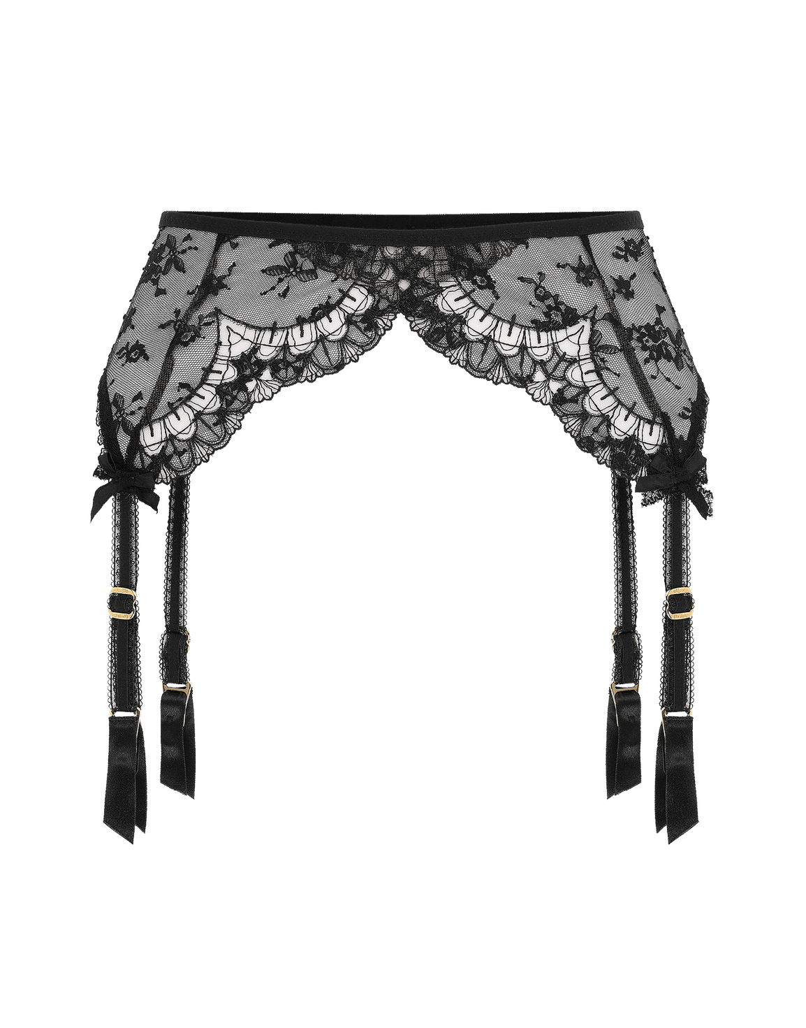 Floria Suspender Black | Agent Provocateur